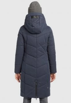 Khujo ARIBAY PEACHED Veste D'hiver Dunkelblau Femme -Khujo Soldes 3f0751aa027c47e29e308e8de3e50a74