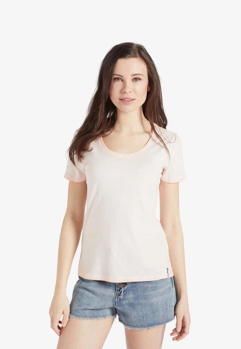 Khujo PERGOLA T Shirt Basique Apricot Femme 11 Khujo PERGOLA T Shirt Basique Apricot Femme – Image 9