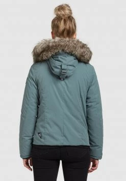 Khujo TOMMA Veste D'hiver Blaugrau Femme -Khujo Soldes 406d3d2c2cfd492d8611efbabbd04b51