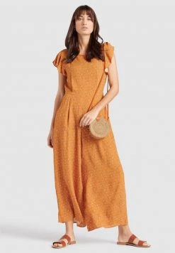 Khujo KAMEA Combinaison Ochre Femme -Khujo Soldes 42be380068254ac7b3cc596c68219b95