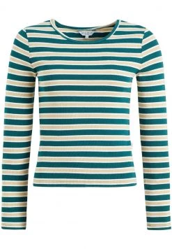 Khujo SICHUAN T Shirt à Manches Longues Grün Beige Gestreift Femme 17 Khujo SICHUAN T Shirt à Manches Longues Grün Beige Gestreift Femme -Khujo Soldes 4332d4be80354e19928c266fa2a3ab22