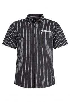 Khujo Homme SKELTON Chemise Black -Khujo Soldes 43a06080e412493d80d6a3b52b68a74c