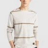 Khujo LUCIAN T Shirt à Manches Longues Beige Homme -Khujo Soldes 43c47038dca744d3858951f28cdd35f8