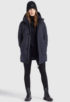 Khujo Femme WEROLA Veste D'hiver Dunkelblau -Khujo Soldes 43c682c09590484289b51255775e15d9