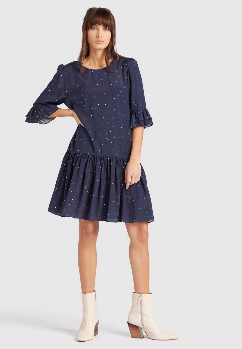 Khujo Femme FREMA Robe De Jour Dark Blue 4 Khujo Femme FREMA Robe De Jour Dark Blue – Image 2