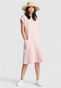 Khujo Femme SVETLANA Robe De Jour Pink -Khujo Soldes 4448a95b44394f009edbd68d197a49bc