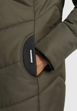 Khujo ARIBAY Veste D'hiver Dunkeloliv Femme -Khujo Soldes 447f487b5b554230a331d6acf2cc9e8e