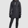 Khujo MANTEL TOOTS STRUCTURED Veste D'hiver Grau Femme -Khujo Soldes 450bf89979a6480e8ec086b6d6375d0b