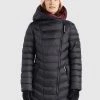 Khujo Femme MONCADA SHINE Veste D'hiver Schwarz -Khujo Soldes 45819a30553c460e8f5d1b346dd0addf