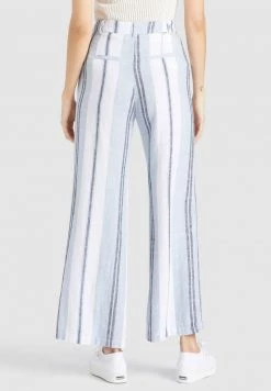 Khujo Femme MAHSALA Pantalon Classique Blue -Khujo Soldes 45839dcd2c2343c8bb43b4125b7bf2a5