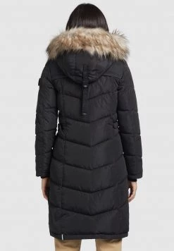Khujo Femme LUBECK LONG Veste D'hiver Schwarz -Khujo Soldes 45ed8815c5ce4a1fbbdfdda65c2bec76