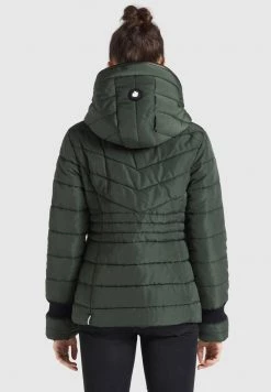 Khujo CORZ2 LIGHT Veste D'hiver Dunkelgrün Femme -Khujo Soldes 47251fb6f60f434db47711110f50b727