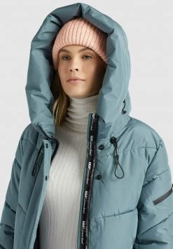 Khujo JORDIS Veste D'hiver Blaugrau Femme -Khujo Soldes 47f10fdd3cb64c9e9a7a8d66ab197e0d