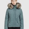 Khujo TOMMA Veste D'hiver Blaugrau Femme -Khujo Soldes 4806e38a4fca45edbb5d5dc7c9e4ca8c