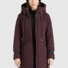 Khujo Femme TOOTS PEACHED Veste D'hiver Weinrot -Khujo Soldes 497f959572884cfeae3b084861cc1dfc