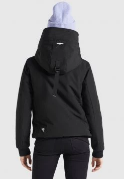 Khujo Femme MOGAMI Veste D'hiver Schwarz -Khujo Soldes 49c176c88b6647a9975dec6df652388f
