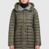 Khujo Femme NIANA2 SHINE Veste D'hiver Dunkeloliv -Khujo Soldes 4a42e8c1df3a42809b1ca04315d0b289