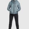 Khujo LOVINA2 SHINE Veste Légère Blaugrau Femme -Khujo Soldes 4a637e405c734de7b9b3c746b799b881