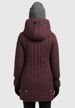 Khujo Femme JERRY PRIME Veste D'hiver Weinrot -Khujo Soldes 4b0f600d64c24245a33281043f7b16c8