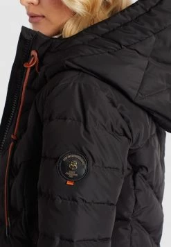 Khujo Femme EIJA Veste D'hiver Schwarz -Khujo Soldes 4c2d0d618af342f79473d4ec2ef866e1