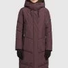 Khujo Femme SONJE3 Veste D'hiver Weinrot -Khujo Soldes 4c63da166e16408989ee7c5f27463e85