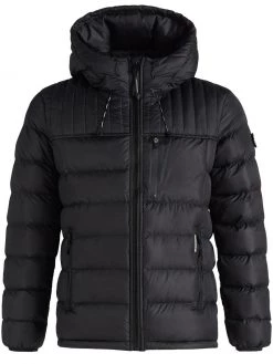Khujo Homme WANG Veste D'hiver Schwarz -Khujo Soldes 4d0231b1799d4922bccac85851c6e309