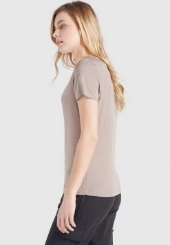 Khujo FRANCESCA SMILE T Shirt Imprimé Graubraun Femme -Khujo Soldes 4d6484fdbb7d4d05a215a4744e757745