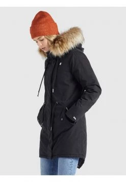 Khujo Femme CODISH Veste D'hiver Schwarz -Khujo Soldes 4e24bdf6293740c09db5b7a27bfa51d4
