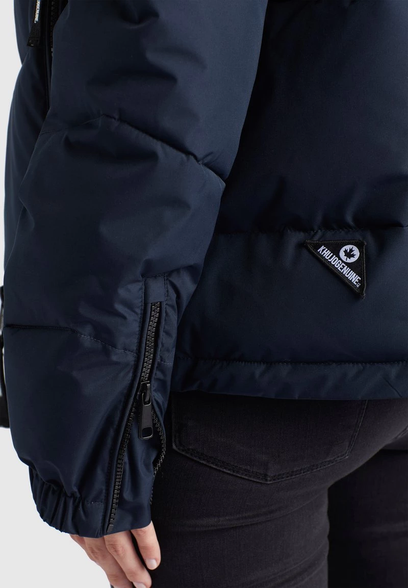 Khujo Femme ESILA Veste D'hiver Dunkelblau 11 Khujo Femme ESILA Veste D'hiver Dunkelblau – Image 9