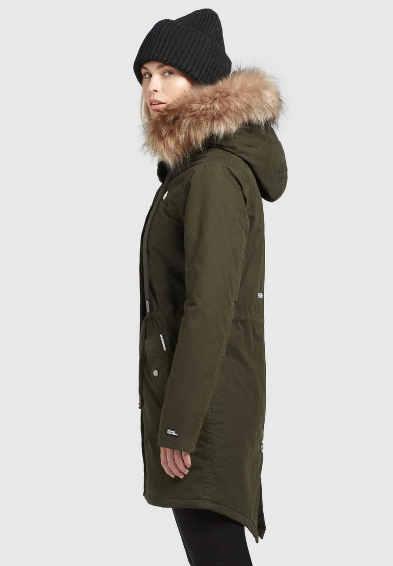 Khujo Femme CODISH Veste D'hiver Dunkelgrün 6 Khujo Femme CODISH Veste D'hiver Dunkelgrün – Image 4