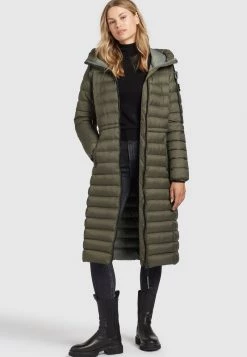 Khujo MIMI SHINE Veste D'hiver Dunkeloliv Femme -Khujo Soldes 4f164d1ed496441da0d982b6b74b19be