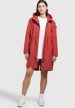 Khujo Femme ADDA Parka Rot -Khujo Soldes 4f6510cf224f4cb19be19cfab6f12646