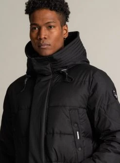 Khujo Homme TAWAI Veste D'hiver Schwarz -Khujo Soldes 4fc0220706c64c77b18cecfa87561abb