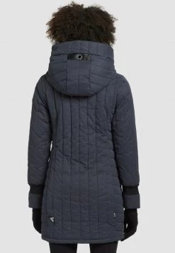 Khujo JERRY PRIME Veste D'hiver Dunkelblau Femme -Khujo Soldes 4fc57cdbb6ec41afacf4c11d94e1ca8a