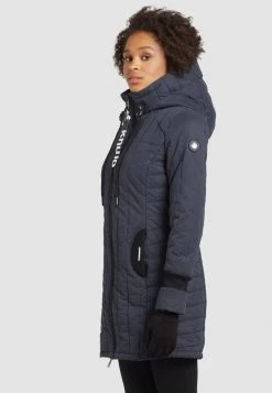 Khujo JERRY PRIME Veste D'hiver Dunkelblau Femme -Khujo Soldes 50a39175148d4f6c990929fd52043096