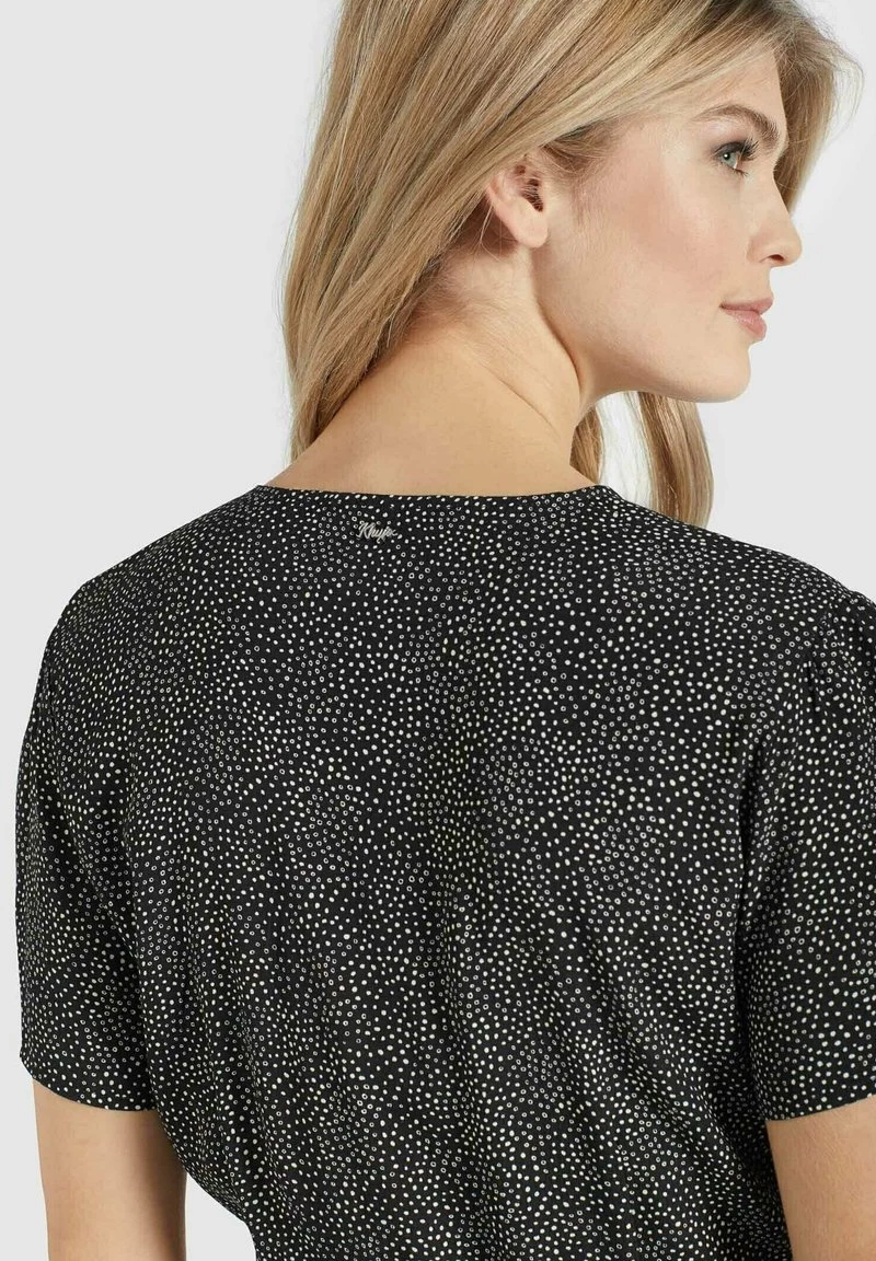Khujo PORGY Robe De Jour Schwarz Weiß Gepunktet Femme 8 Khujo PORGY Robe De Jour Schwarz Weiß Gepunktet Femme – Image 6