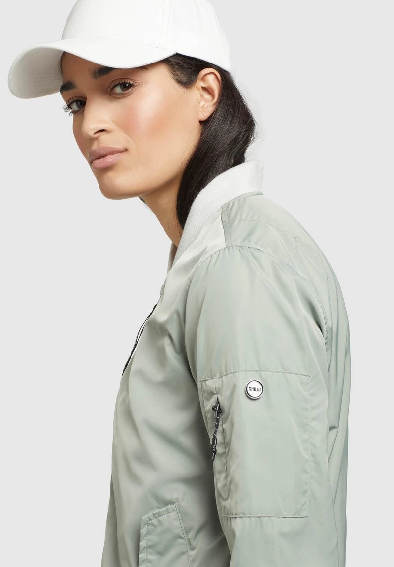 Khujo Femme STENCE Blouson Bomber Grey 8 Khujo Femme STENCE Blouson Bomber Grey – Image 6