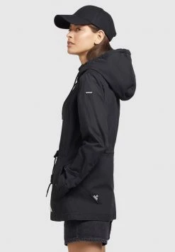 Khujo Femme SESIA Parka Schwarz -Khujo Soldes 52b8a5370e0045ee917ac132dba41718