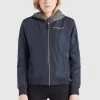Khujo Femme LARIFA Blouson Bomber Dunkelblau -Khujo Soldes 53838da4ae4c4a3fb453b62401065c98