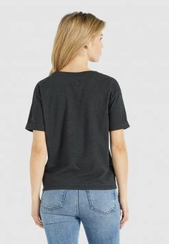 Khujo AURELIA T Shirt Imprimé Dunkelgrau Meliert Femme -Khujo Soldes 53b2da0e6a3745b5b93976eff23ce5ed