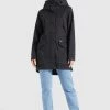 Khujo Femme AIRA Parka Schwarz -Khujo Soldes 559a0bd355fd4b37be9423df9b533080