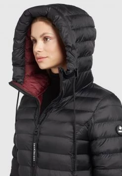 Khujo MIMI SHINE Veste D'hiver Schwarz Femme -Khujo Soldes 56110aff97c94d408c57f8244434f1ec