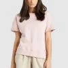 Khujo Femme MALEA T Shirt Basique Pink -Khujo Soldes 5617702184924078a3f8aee3c804c633