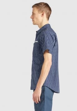 Khujo Homme SKELTON Chemise Blue -Khujo Soldes 587be762ef5d4663ab6fefca85e920b9