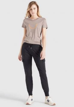 Khujo FRANCESCA SMILE T Shirt Imprimé Graubraun Femme -Khujo Soldes 59ba7863f14445939afc89cea1c885ff