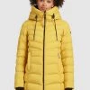 Khujo Femme TUHANI MATT Veste D'hiver Gelb -Khujo Soldes 59e6e85f02e241c88bba869e2fe952cb