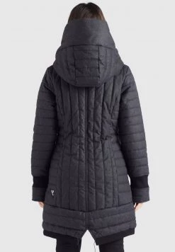 Khujo Femme MANTEL TOPSY2 Veste D'hiver Schwarz Weiß Meliert -Khujo Soldes 5a50fd8465044643b9ab68d5f57b13d6