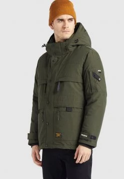 Khujo BOYNTON Veste D'hiver Dunkeloliv Homme -Khujo Soldes 5aa3472824864e1faebf7be14821373e