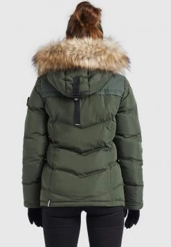 Khujo Femme WINSEN6 Veste D'hiver Dunkeloliv -Khujo Soldes 5aeab13edf57461da0818b1b4d752371
