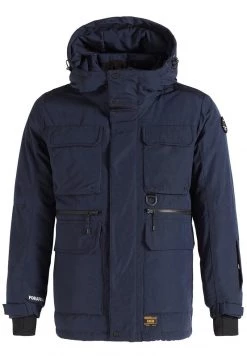 Khujo MARKS2 Veste D'hiver Dunkelblau Homme -Khujo Soldes 5b4425d2cbce47409ff48a80e0f60c41